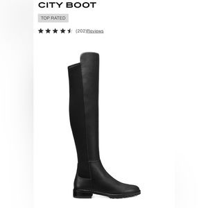 Never worn over the knee boot